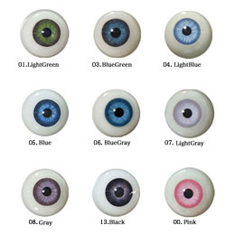 Glastic Natural Doll Eyes 24mm