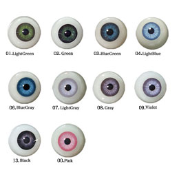 Glastic Natural Doll Eyes 26mm