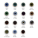 Acrylic Eyes 12mm