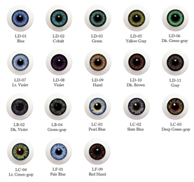 Acrylic Eyes 10mm