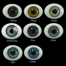 Oval Flat Back Glass Eyes 6mm