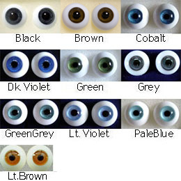 Glass Doll Eyes 6mm