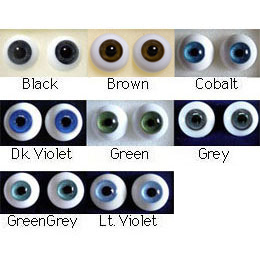 Glass Doll Eyes 22mm