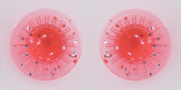 グリッターアイ14mm/216. neon pink