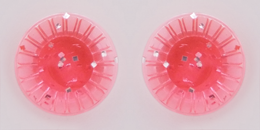 グリッターアイ12mm/216. neon pink